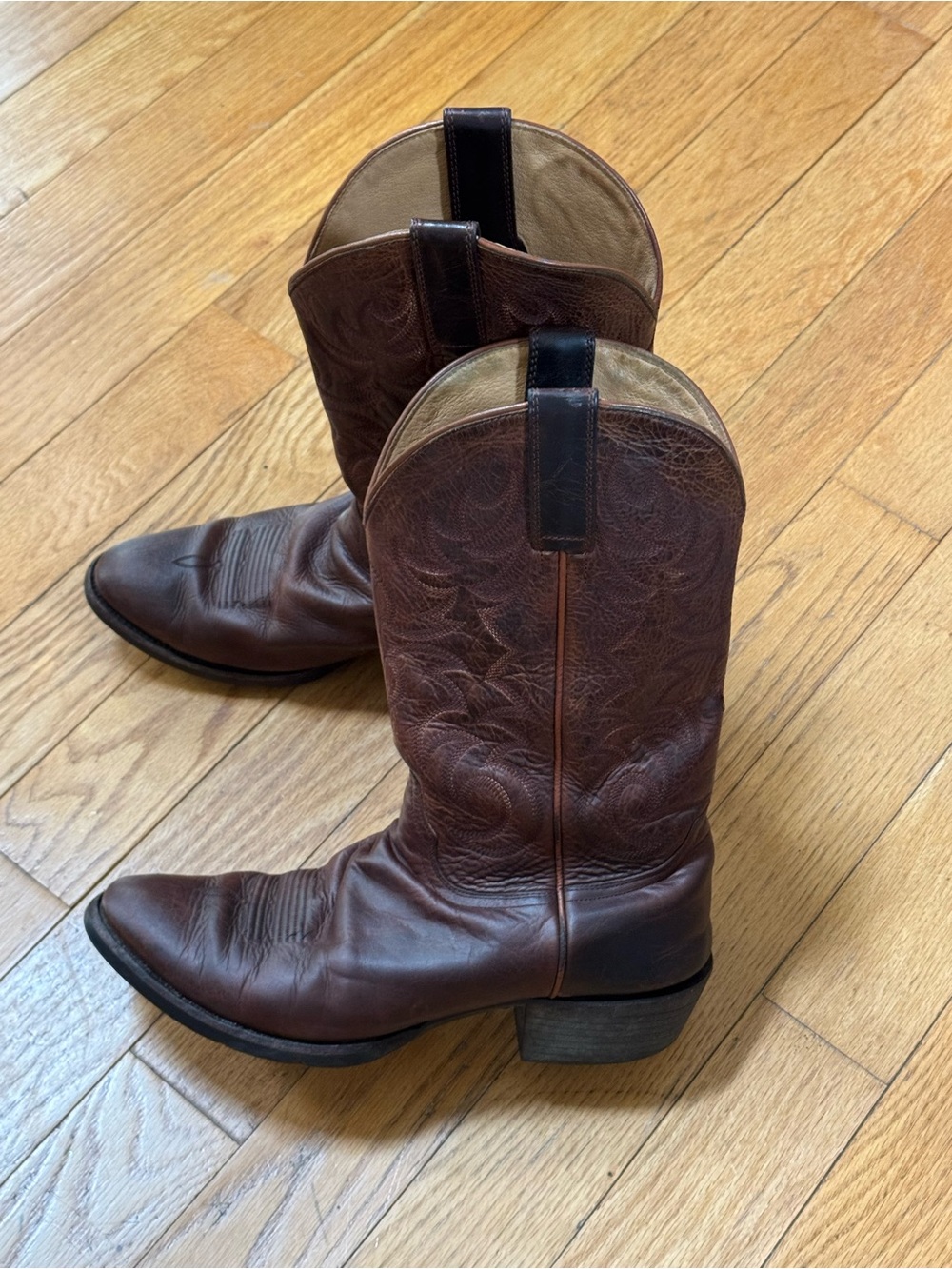 Cody James Men’s 10.5 D Brown Leather Cowboy Boots Ranch Western Country